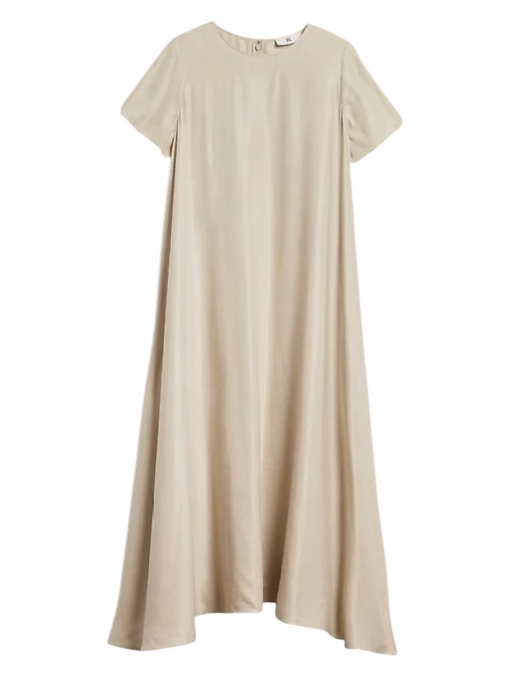 Banana Republic Aurelia Linen-Blend Maxi Dress in Beige Size XL